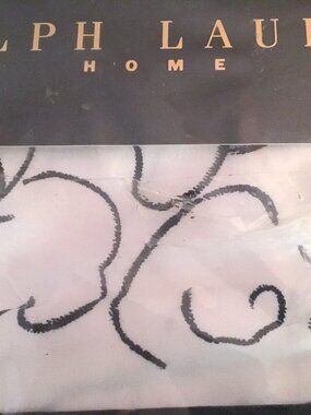 Ralph Lauren Home Angelina Floral blue white sateen 2 piece pillowcases k